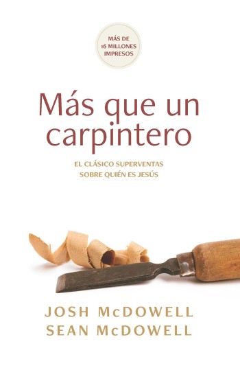 Portada de Más que un carpintero – Josh McDowell