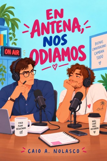 Portada de En antena, nos odiamos – Caio A. Nolasco