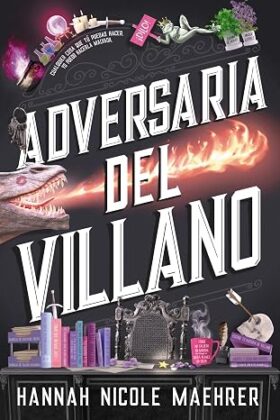 Portada de Adversaria del villano (Asistente del villano 4) – Hannah Nicole Maehrer